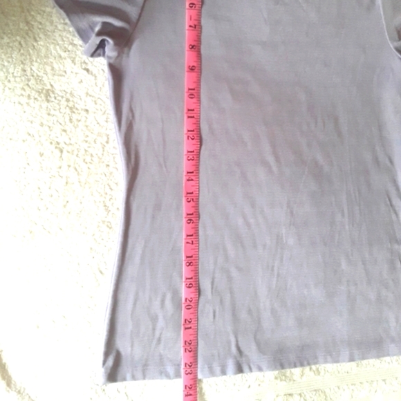 Esse Lavender Purple Short Sleeved Blouse Medium - Picture 6 of 6